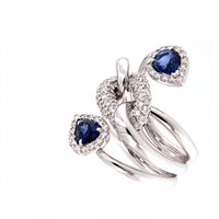 Ring Crivelli Woman ZAFFIRO in Gold Zaffiro 2.00 Ct 372-2738 ZF 2.00 - 372-2738 ZF 2.00